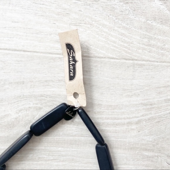 Sahara Black & White Block Necklace - Picture 3 of 5